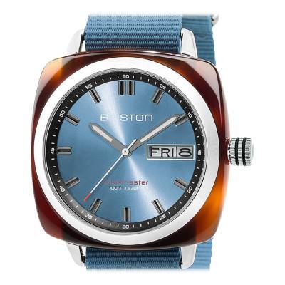 Briston Clubmaster Sport Brown Cellulose Acetate Watch 23342.SA.TS.25.NIB - Briston