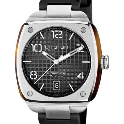 Black Streamliner Urban Auto Watch 23640.S.T - Briston