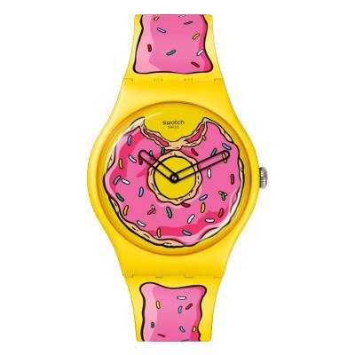 Swatch x The Simpsons Seconds of Sweetness Watch SO29Z134 - Swatch