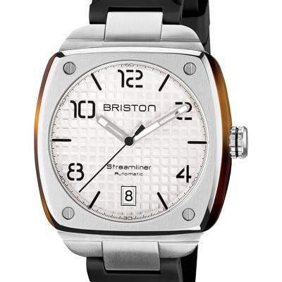 White Streamliner Urban Auto Watch 23640.S.T.2 - Briston