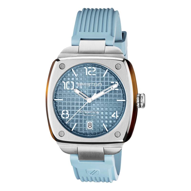 Glacier Blue Streamliner Urban Auto Watch 23640.S.T.25 - Briston