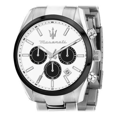White Steel Attrazione Watch R8853151004 - Maserati