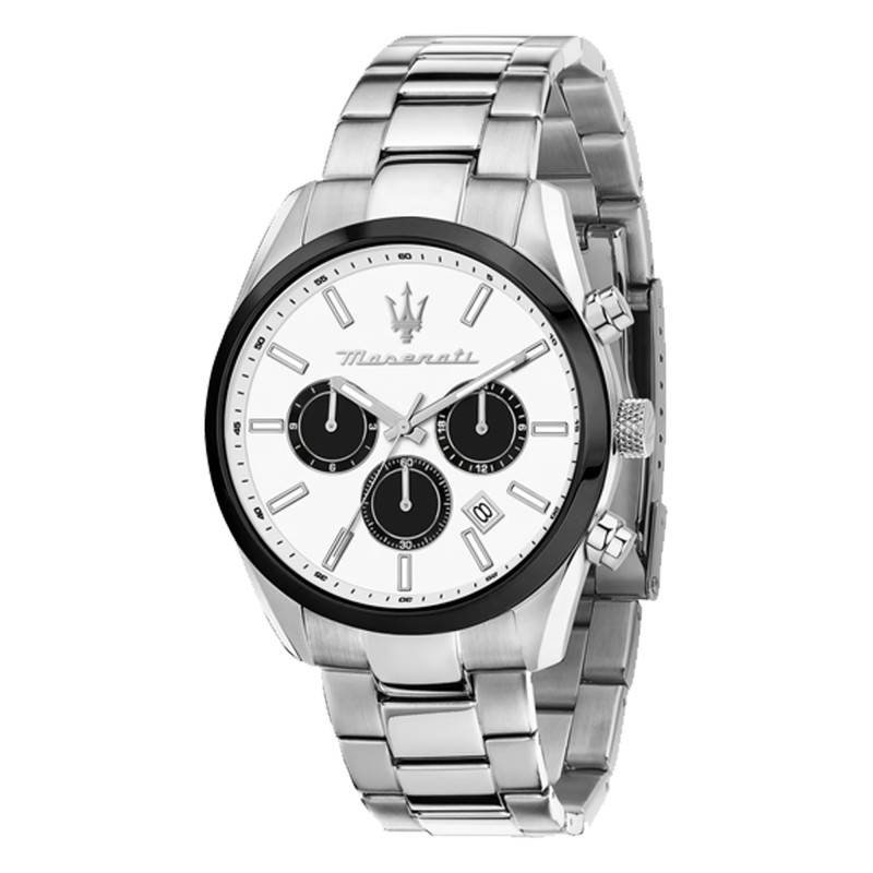 White Steel Attrazione Watch R8853151004 - Maserati
