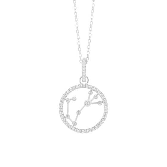 Pendentif Or Blanc 18K 750/1000 Scorpion Avec Zircons Noirs - Neuf Avec étiquettes