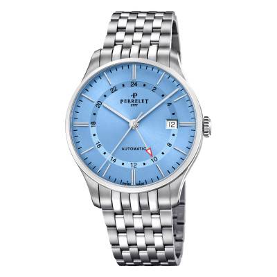 Ice Blue Weekend GMT Watch A1304/A - Perrelet