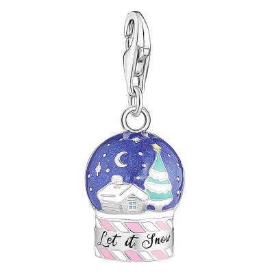 925 Silver Charmista As We Enjoy Snow Globe Pendant - 2063-664-7 - Thomas Sabo