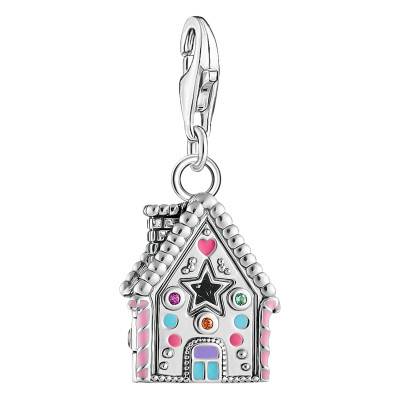 Pendentif Charmista As we Enjoy Maison en Pain d'épices en Argent 925 - 2058-340-7 - Thomas Sabo