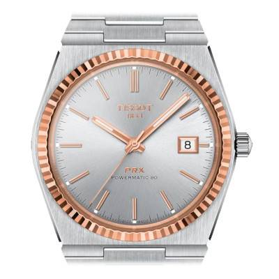 Montre PRX Powermatic 80 Steel and 18K Gold Bezel 40mm T9314074103100 - Tissot