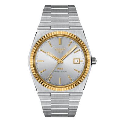 PRX Powermatic 80 Steel and 18K Gold Bezel 40mm Watch T9314074103101 - Tissot