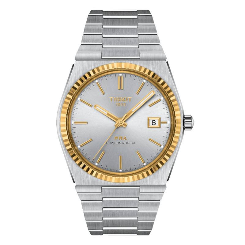 Montre PRX Powermatic 80 Steel and 18K Gold Bezel Tissot Ocarat