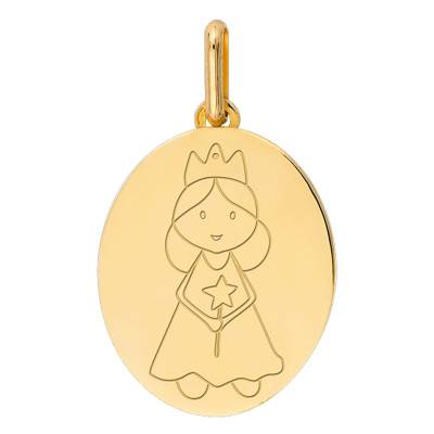 Médaille Ma Princesse Or Jaune - Lucas Lucor