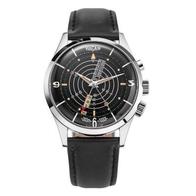 Nautical Black Beige Patina Black Plain 100252PB07.BAC101 Watch - Vulcain