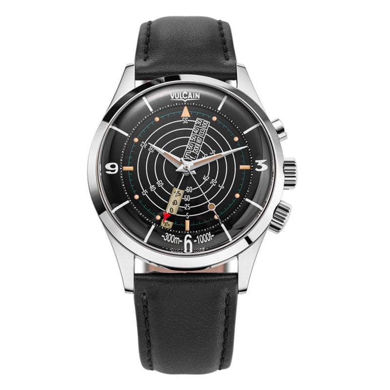 Nautical Black Beige Patina Black Plain 100252PB07.BAC101 Watch - Vulcain
