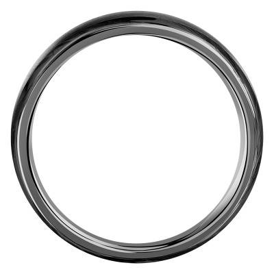 Black Ceramic & Steel Ribbon Ring - JM223ATZ250 - Maserati