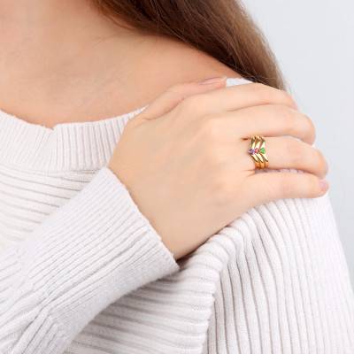 Bague Or Jaune 375 ou 750, Saphir 0,15 ct - Aurora