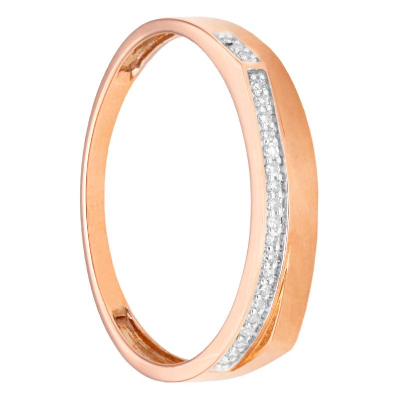 375 Rose Gold & 0.05 ct Diamond Ring - Divine