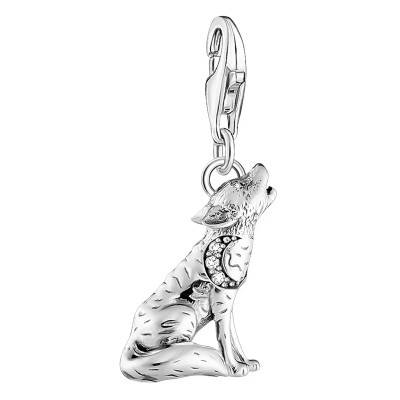 Pendentif Charmista As we Enjoy Loup en Argent 925 - 2054-643-21 - Thomas Sabo