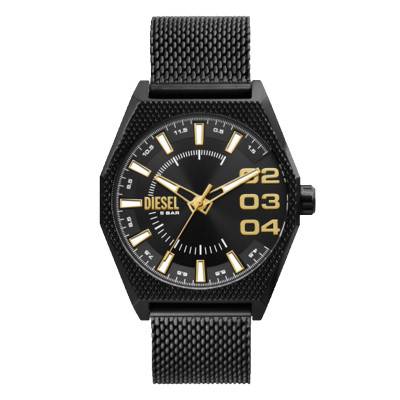 Montre Scraper Acier Milanaise Noir DZ2194 - Diesel