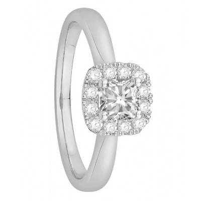 Solitaire Diamants 0,65 ct en Platine, Largeur 2,1 mm - Alliantine