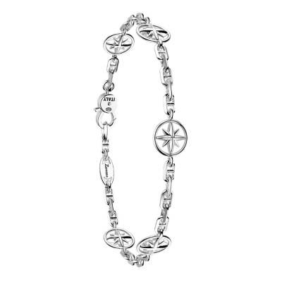 925 Silver Regata Bracelet, Length 19 cm to 21 cm - EXB667 - Zancan