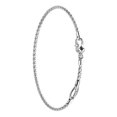 Bracelet Insignia en Argent 925, Longueur 19 à 21 cm - EXB755 - Zancan