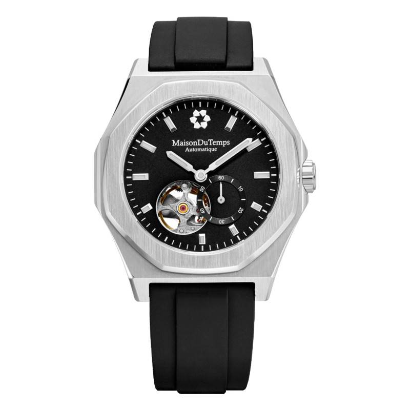 Black Open-Heart MTDelta Watch - Maison du Temps