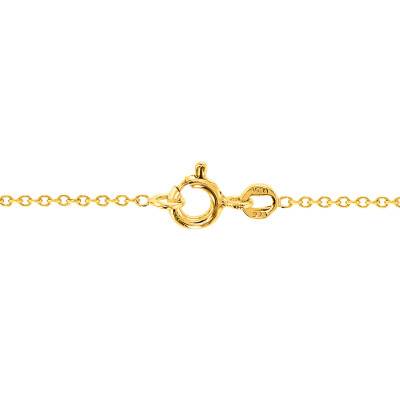 Bracelet Maille Forçat Ronde, Or Jaune 750, Longueur 18 cm, Largeur de 1 à 3 mm - Manillon