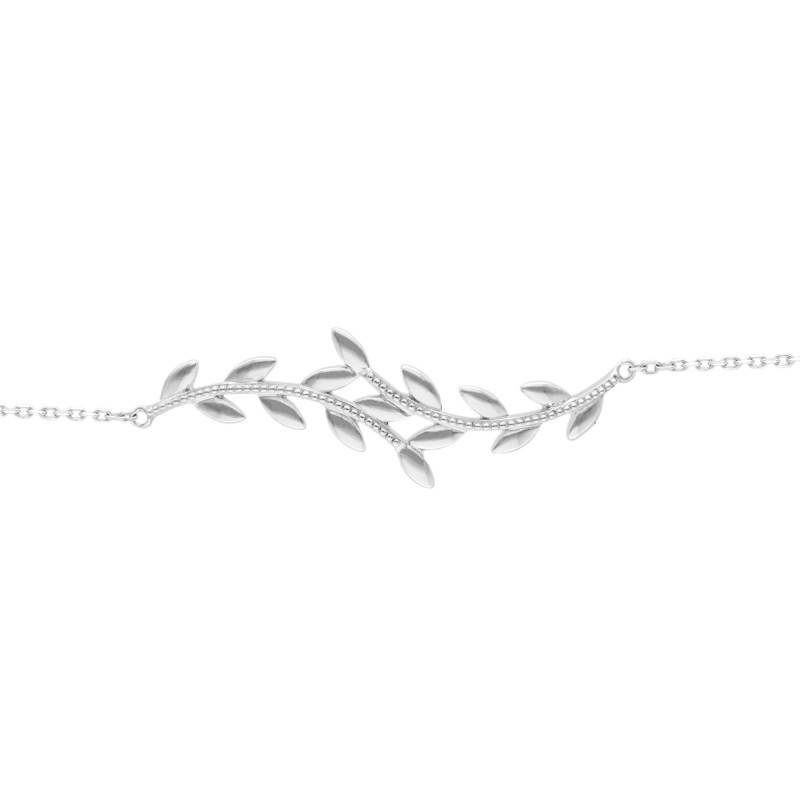 925 Silver Leaves Bracelet - Naïades