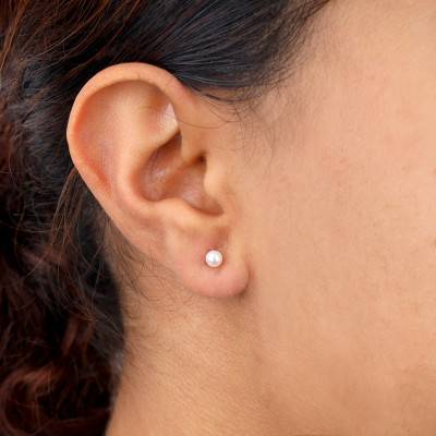 Boucles d'oreilles perles de culture, Or Jaune 750 - Emanessence
