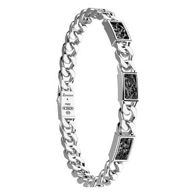 925 Silver Cosmopolitan Bracelet, Length 21 cm - EXB965 - Zancan