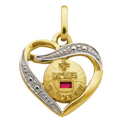 Médaille d'Amour l'Attentionnée en Or jaune 750 - Augis