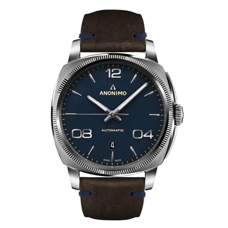Steel Galvanic Blue Epurato Watch AM-4000.01.108.K35 - Anonimo