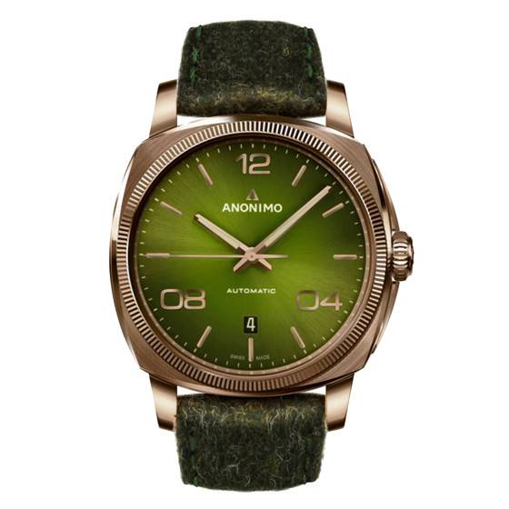 Montre Epurato Bronze Galvanic Green AM-4000.04.466.F66 - Anonimo