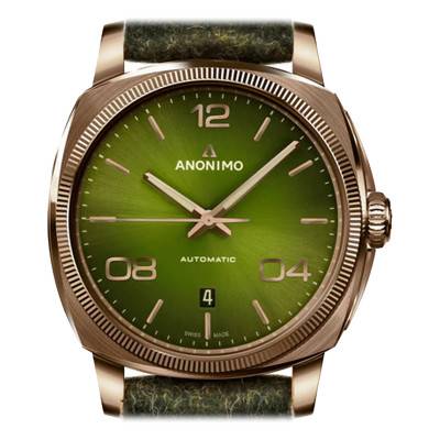 Montre Epurato Bronze Galvanic Green AM-4000.04.466.F66 - Anonimo