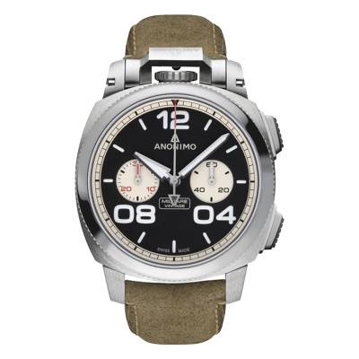 Militare Chrono Vintage Black Newman Montre AM-1122.01.002.A21 - Anonimo