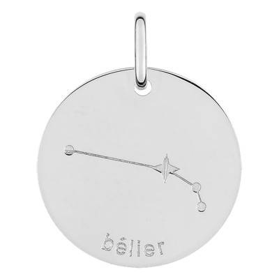 Pendentif Constellation Bélier Argent 925 - Emanessence