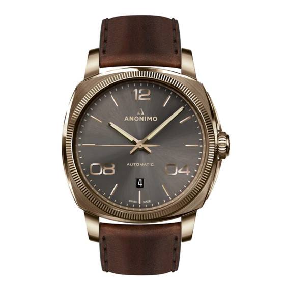 Montre Epurato Bronze Galvanic Anthracite AM-4000.04.441.W88 - Anonimo