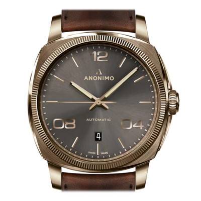 Epurato Bronze Galvanic Anthracite Watch AM-4000.04.441.W88 - Anonimo