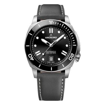 Black Nautilo Classic Watch AM-5009.09.102.A04 - Anonimo