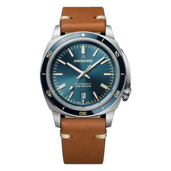 Montre Nautilo Vintage Blue AM-5019.06.103.I12 - Anonimo