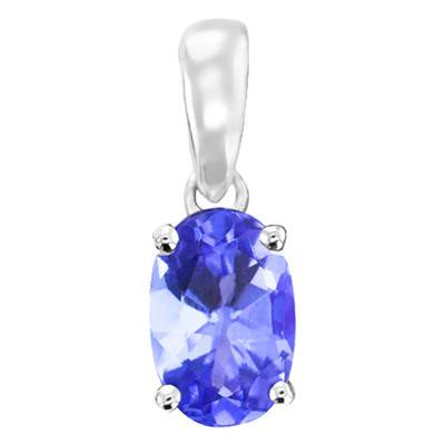 Pendentif Or blanc & Tanzanite - Aurora