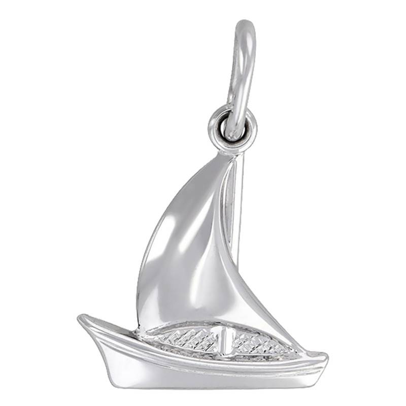 925 Silver Sailboat Pendant - Emanessence