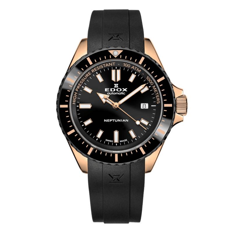 Montre Neptunian Automatic 80120 37RNNCA NIR Edox Ocarat