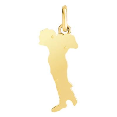 375/1000 Yellow Gold Italy Pendant - Lucas Lucor