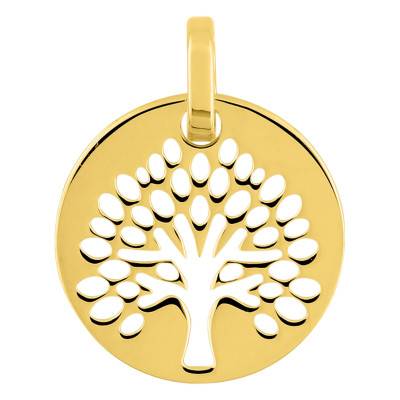 Pendentif Arbre de Vie en Or Jaune 375 - Emanessence