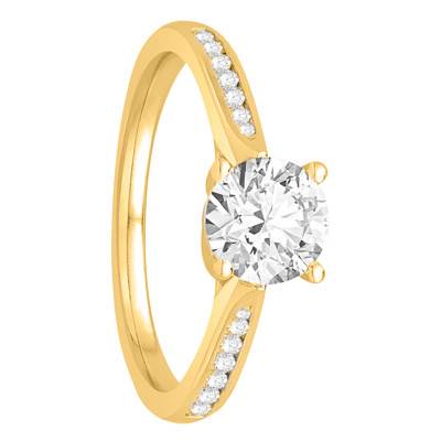 Bague Solitaire Grace Diamant 1,00 ct & Or Jaune 750 - Alliantine
