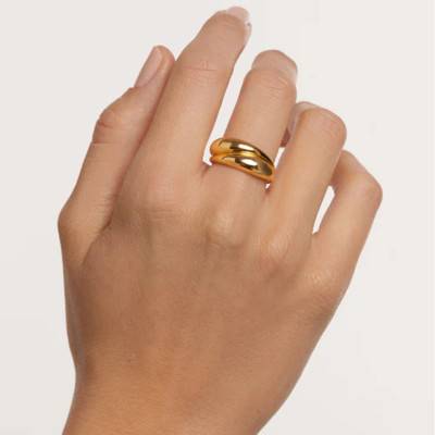 Bague Essentials Desire Argent Dorée - AN01-906-08 - Pdpaola