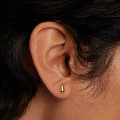 Boucles d'oreilles Essentials Drop Argent Dorées - AR01-800-U - Pdpaola