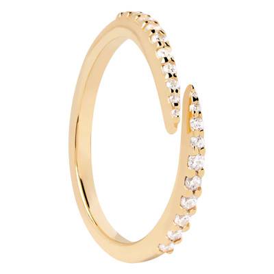 Bague Essentials Embrace Dorée Zircons - AN01-805-08 - Pdpaola