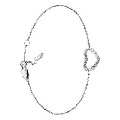 Le Bracelet Fossil femme, à chaîne Heritage D-Link en acier inoxydable,  bicolore, JF04349998